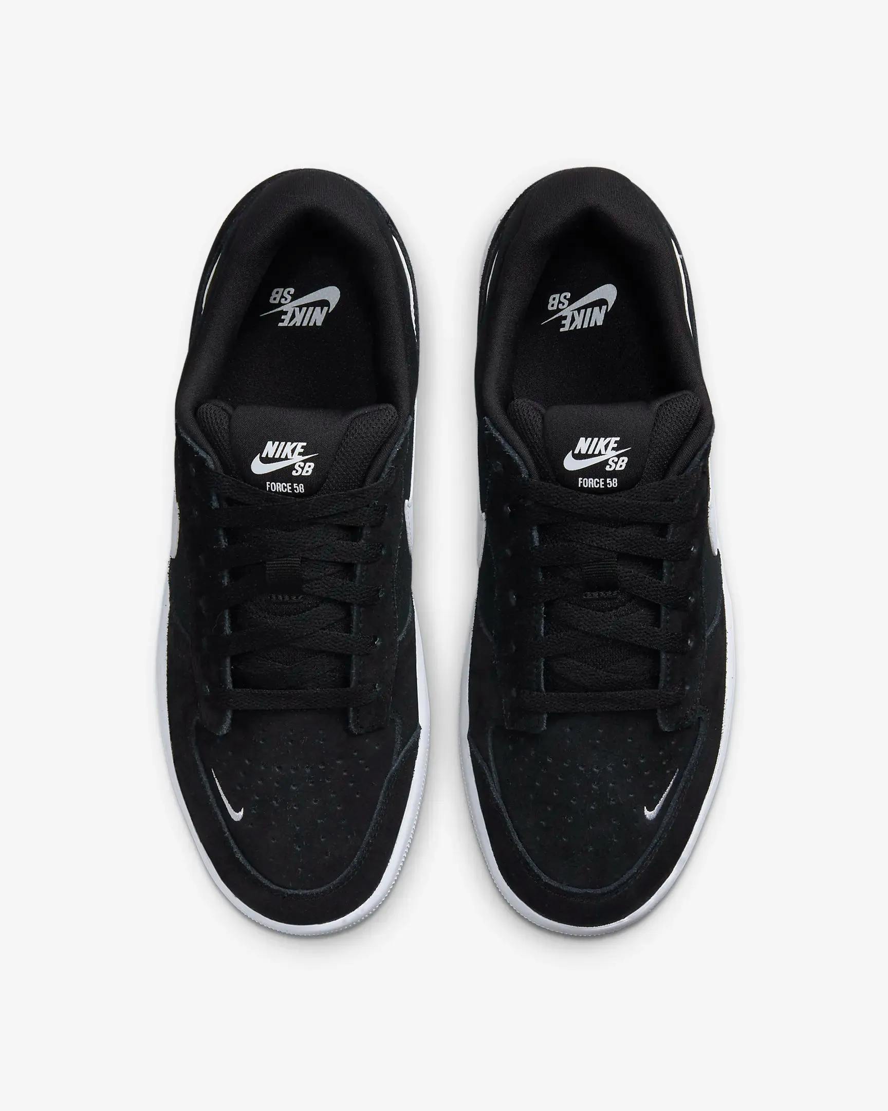 Nike SB Force 58: Black/White/Black